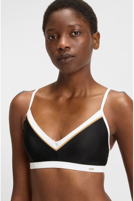 TOP DE BIKINI EN LOS COLORES DE LA MARCA TOP DE BIKINI REGULAR FIT MUJER