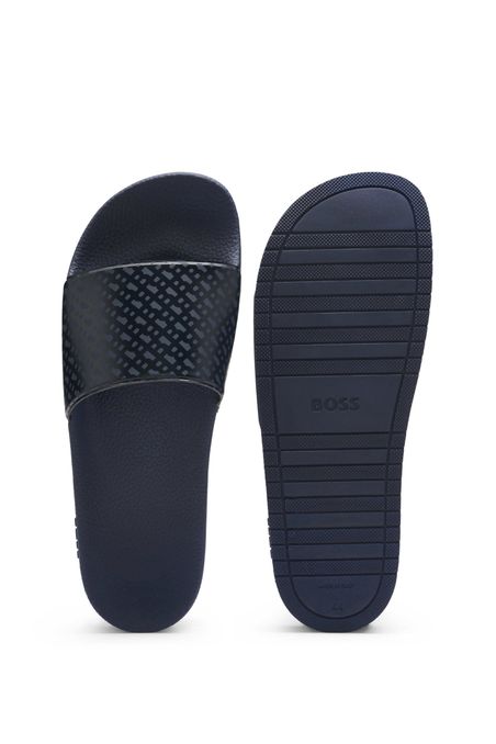 SANDALIAS FABRICADAS EN ITALIA CON MONOGRAMA EN LA TIRA SANDALIAS HOMBRE