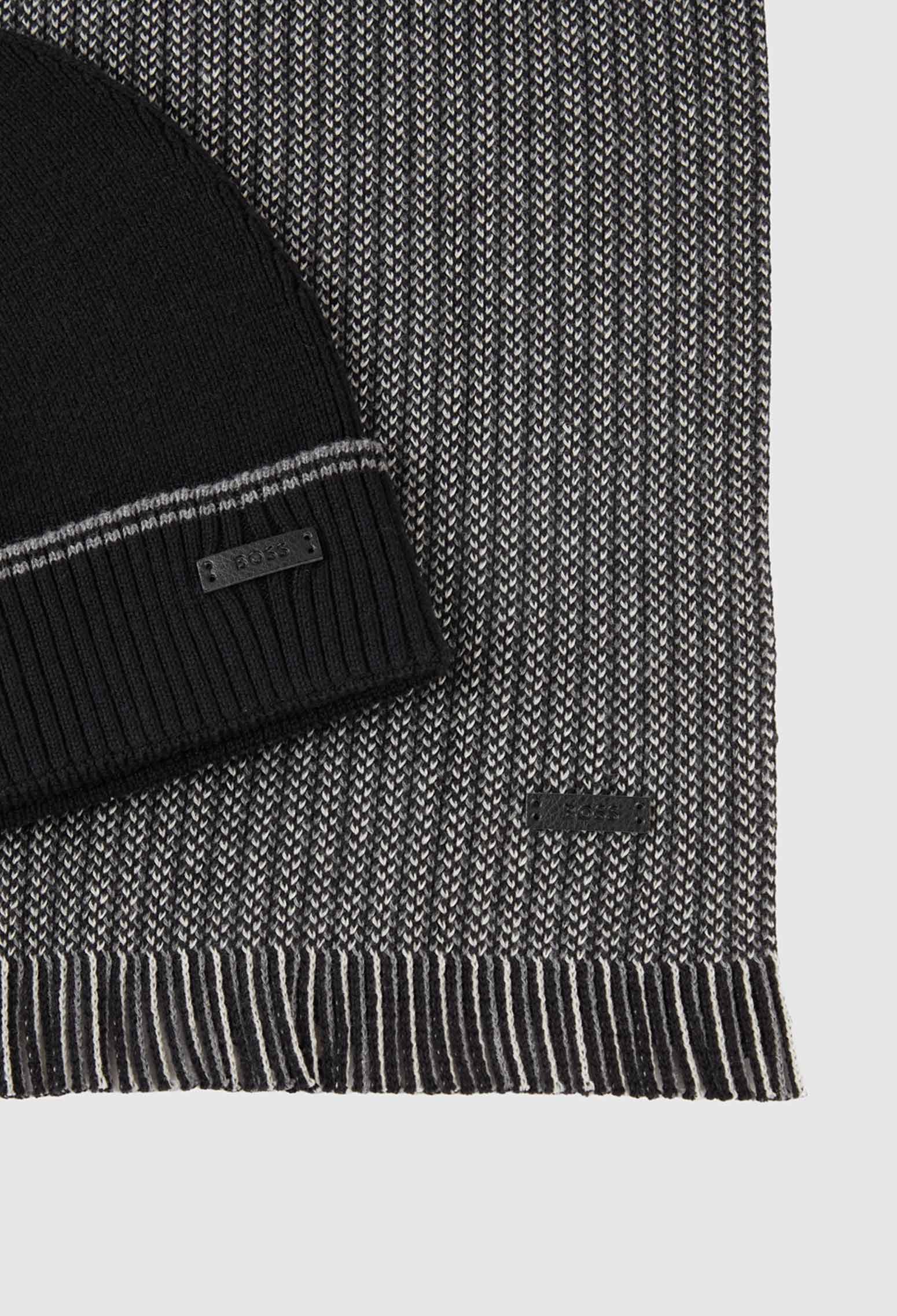 BUFANDA DE PUNTO RASCHEL EN LANA VIRGEN BUFANDA TEJIDA HOMBRE