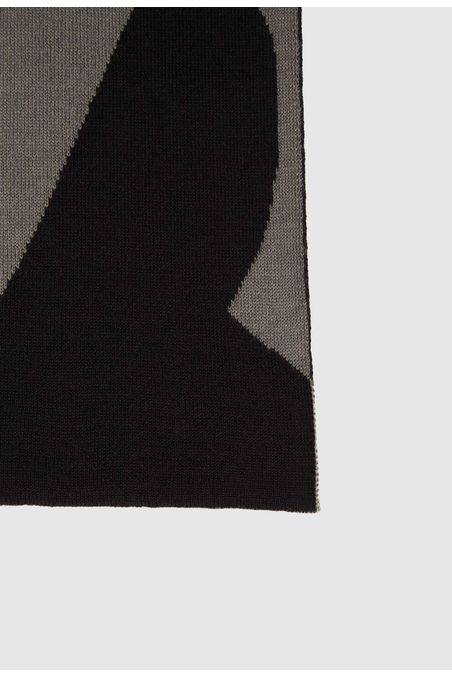 BUFANDA DE PUNTO RASCHEL EN LANA VIRGEN BUFANDA TEJIDA HOMBRE