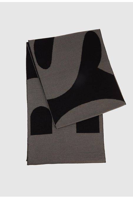 BUFANDA DE PUNTO RASCHEL EN LANA VIRGEN BUFANDA TEJIDA HOMBRE