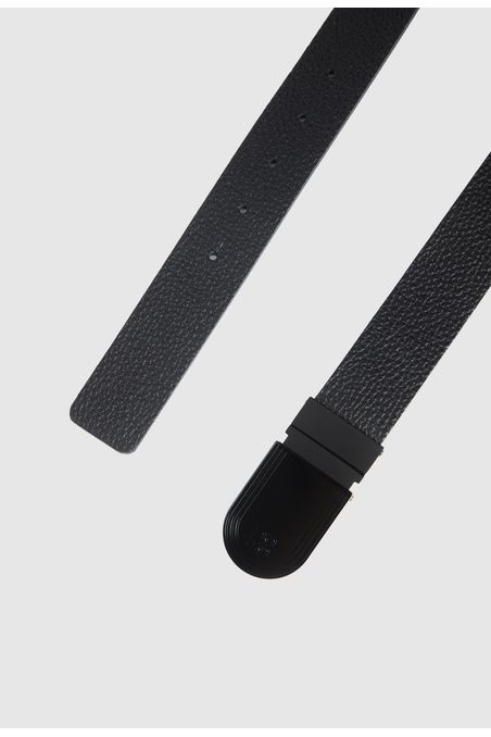 Cinturón de piel italiana con hebilla metálica HUGO