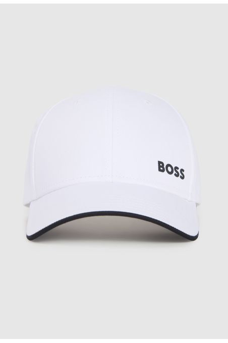 GORRA EN SARGA DE ALGODÓN CON LOGO ESTAMPADO GORRA HOMBRE