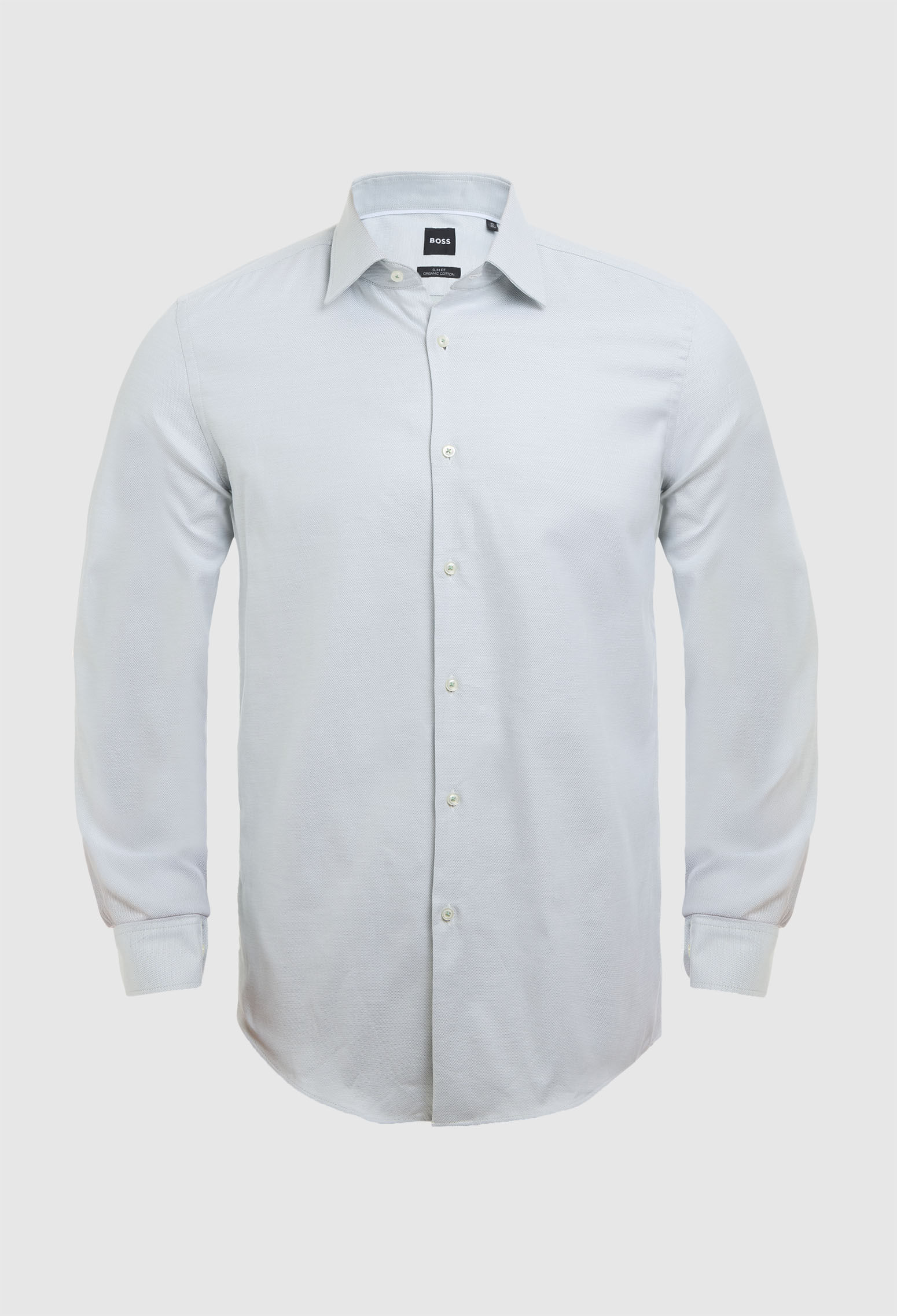 CAMISA REGULAR FIT EN SARGA DE ALGODÓN ELÁSTICO CAMISA REGULAR FIT HOMBRE