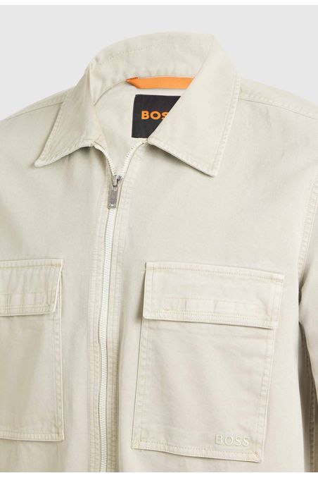 CAMISA SLIM FIT DE ALGODÓN ITALIANO CON INICIALES EN JACQUARD CAMISA SLIM FIT HOMBRE