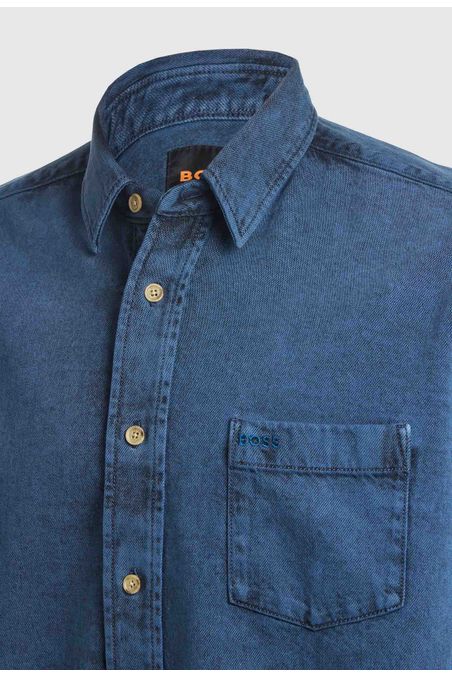 CAMISA SLIM FIT DE PUNTO ELÁSTICO TÉCNICO JASPEADO CAMISA SLIM FIT HOMBRE