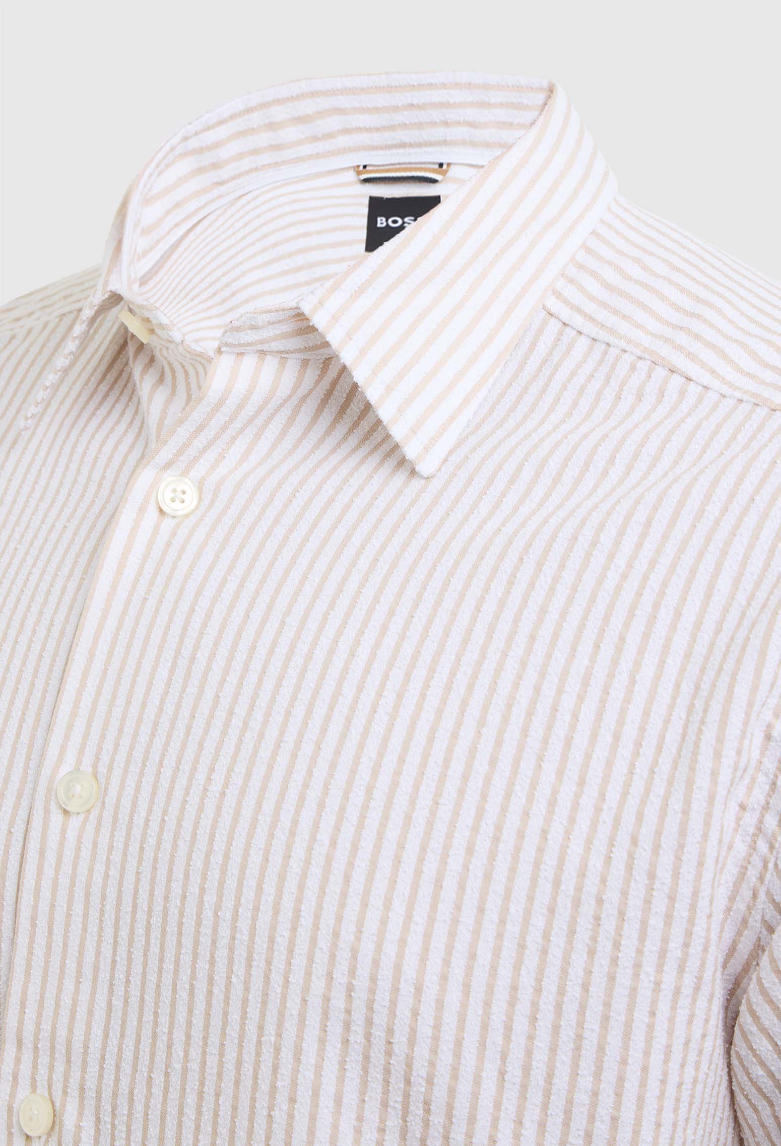 CAMISA SLIM FIT DE PUNTO ELÁSTICO TÉCNICO JASPEADO CAMISA SLIM FIT HOMBRE