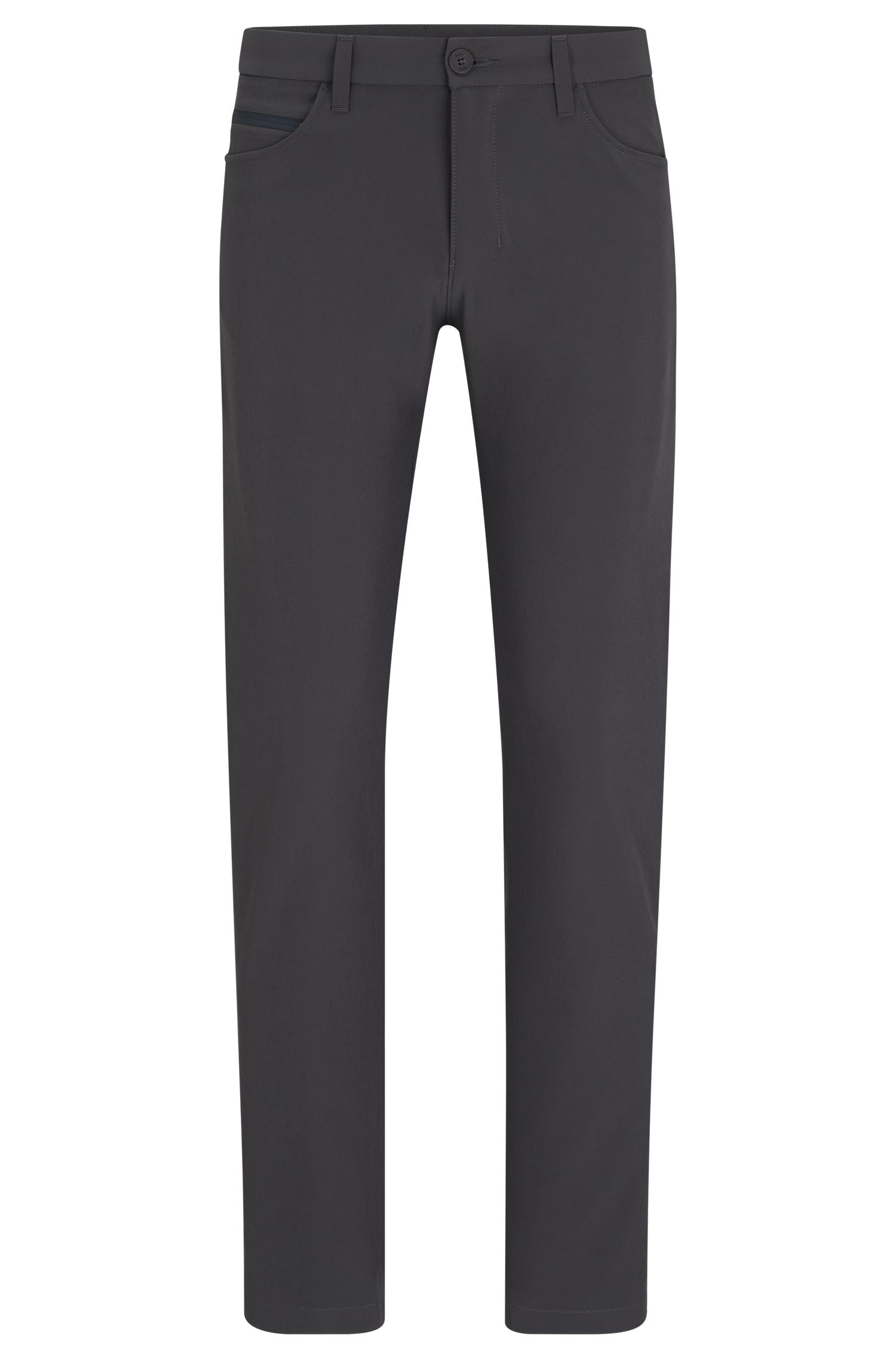 PANTALONES SLIM FIT EN SARGA DE ALGODÓN ELÁSTICO HOMBRE