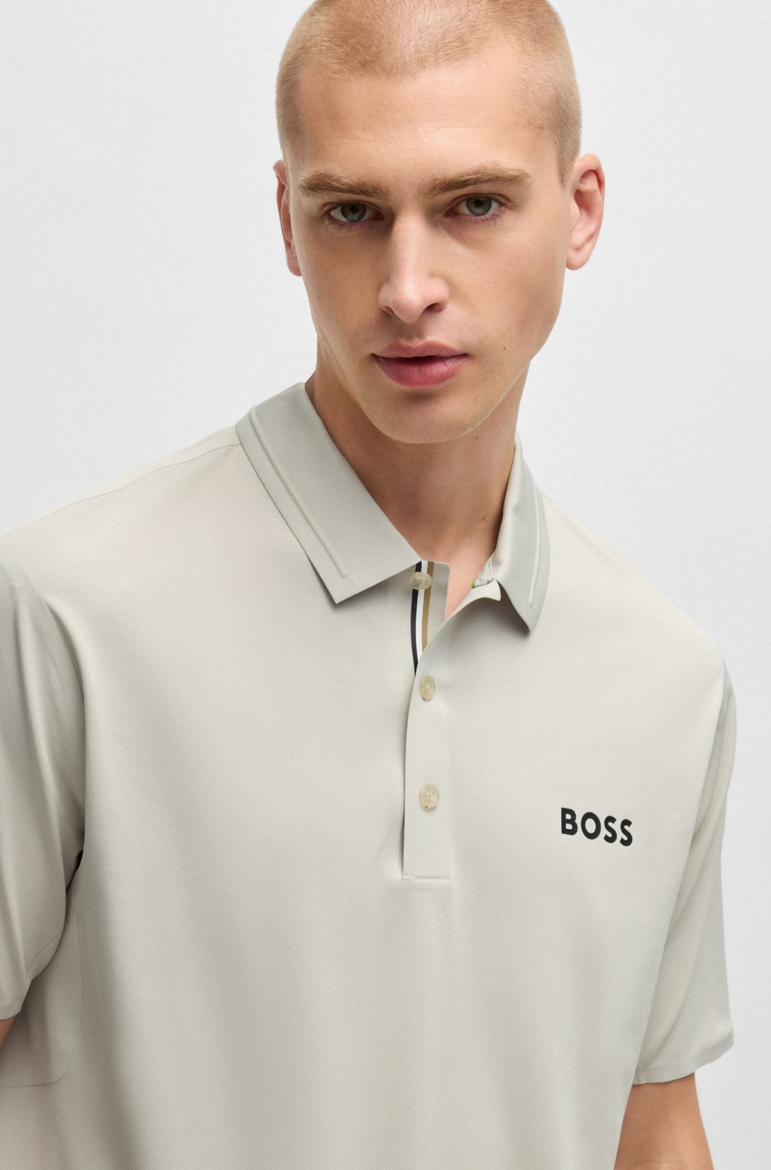 POLO BOSS X MATTEO BERRETTINI SLIM FIT CON PROTECCIÓN UV POLO SLIM FIT HOMBRE