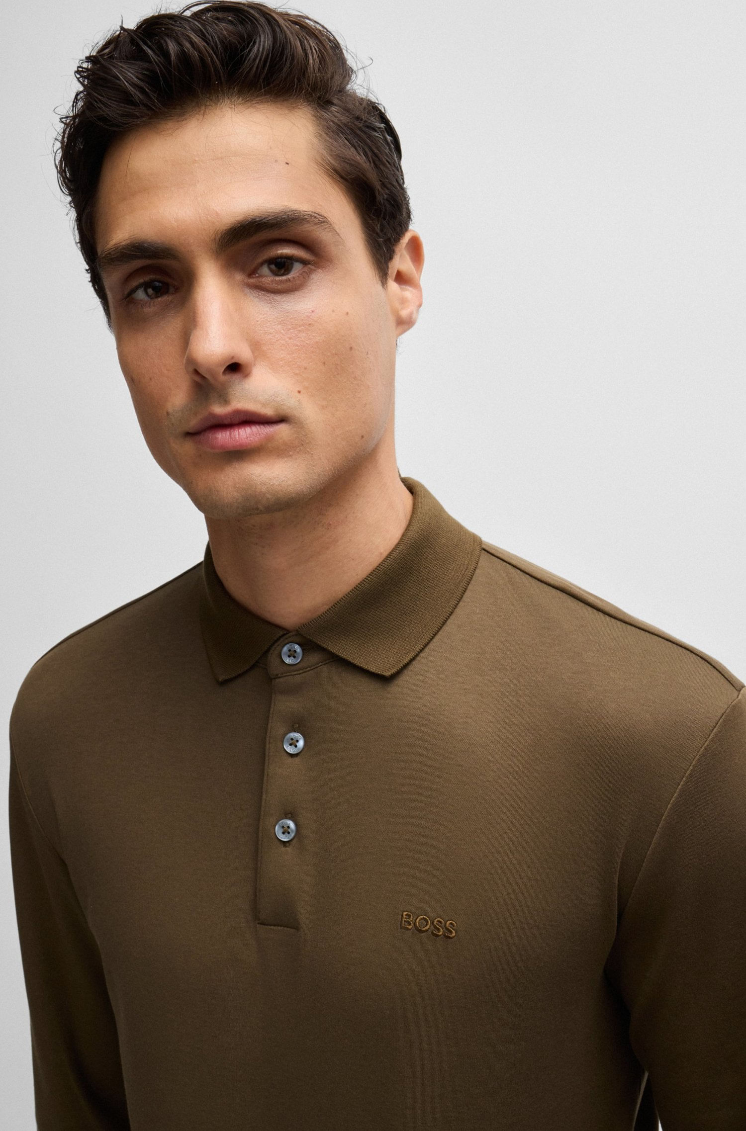 POLO REGULAR FIT EN INTERLOCK DE ALGODÓN POLO REGULAR FIT HOMBRE