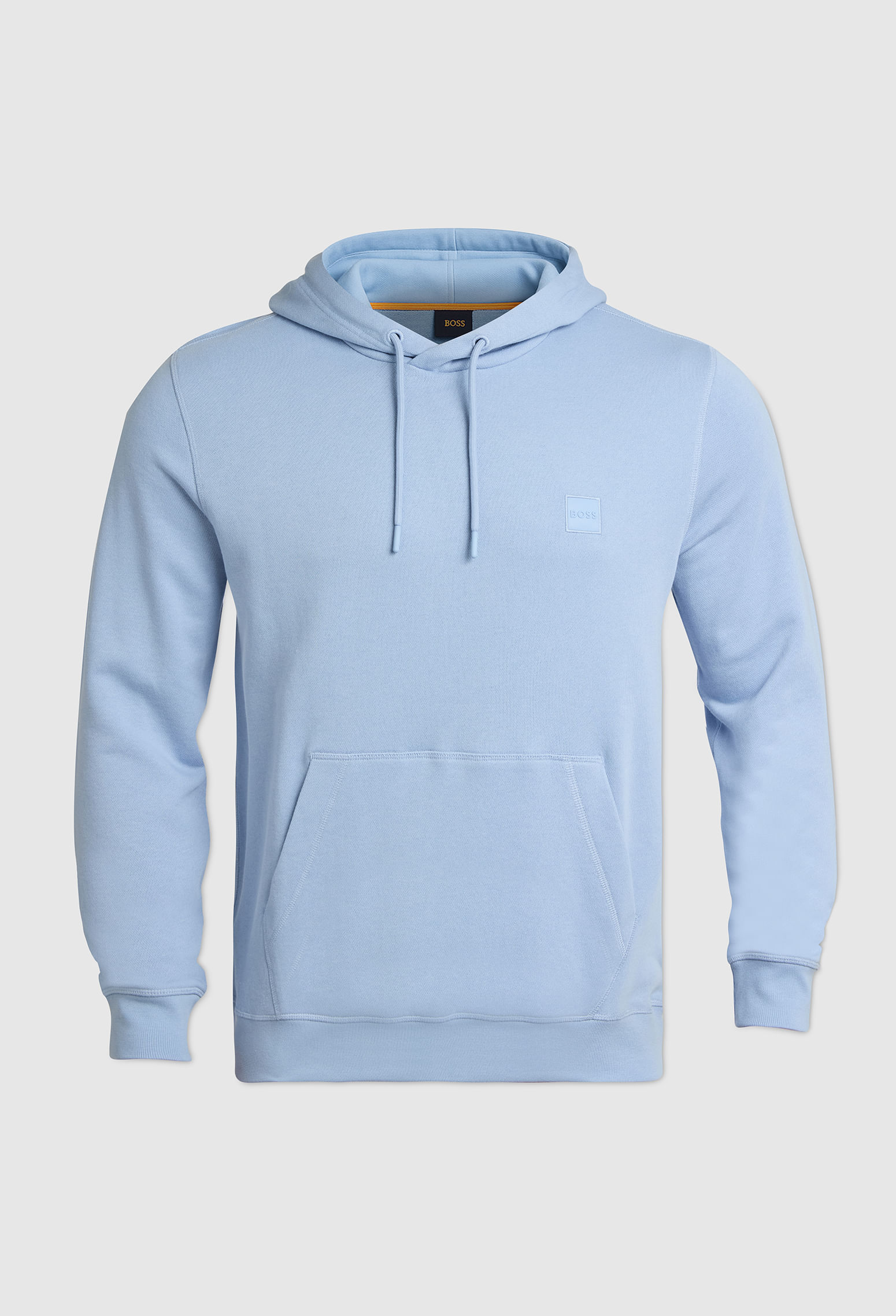 SUDADERA DE ALGODÓN CON CUELLO Y PUÑOS EN JACQUARD SUDADERA REGULAR FIT HOMBRE