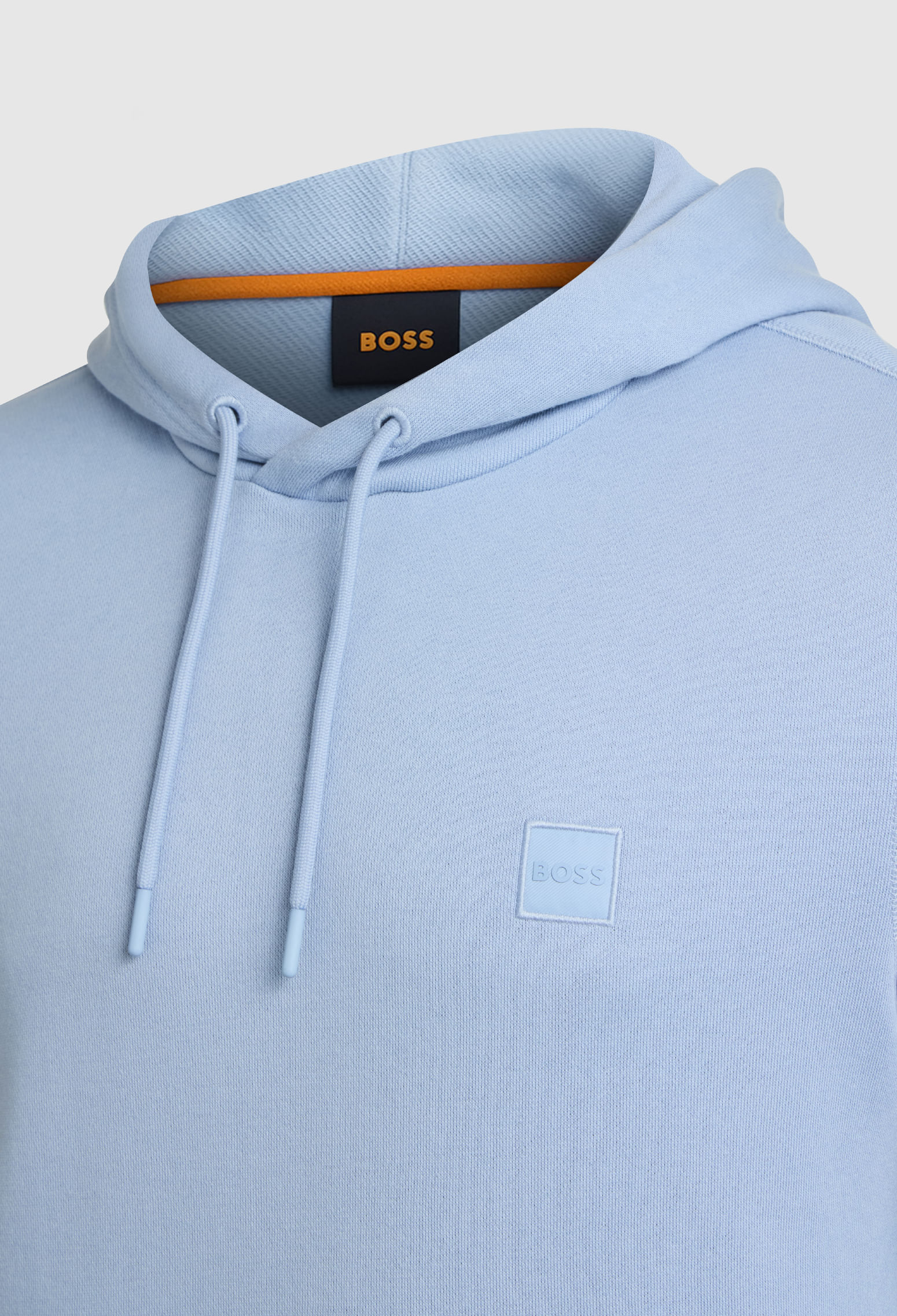 SUDADERA DE ALGODÓN CON CUELLO Y PUÑOS EN JACQUARD SUDADERA REGULAR FIT HOMBRE