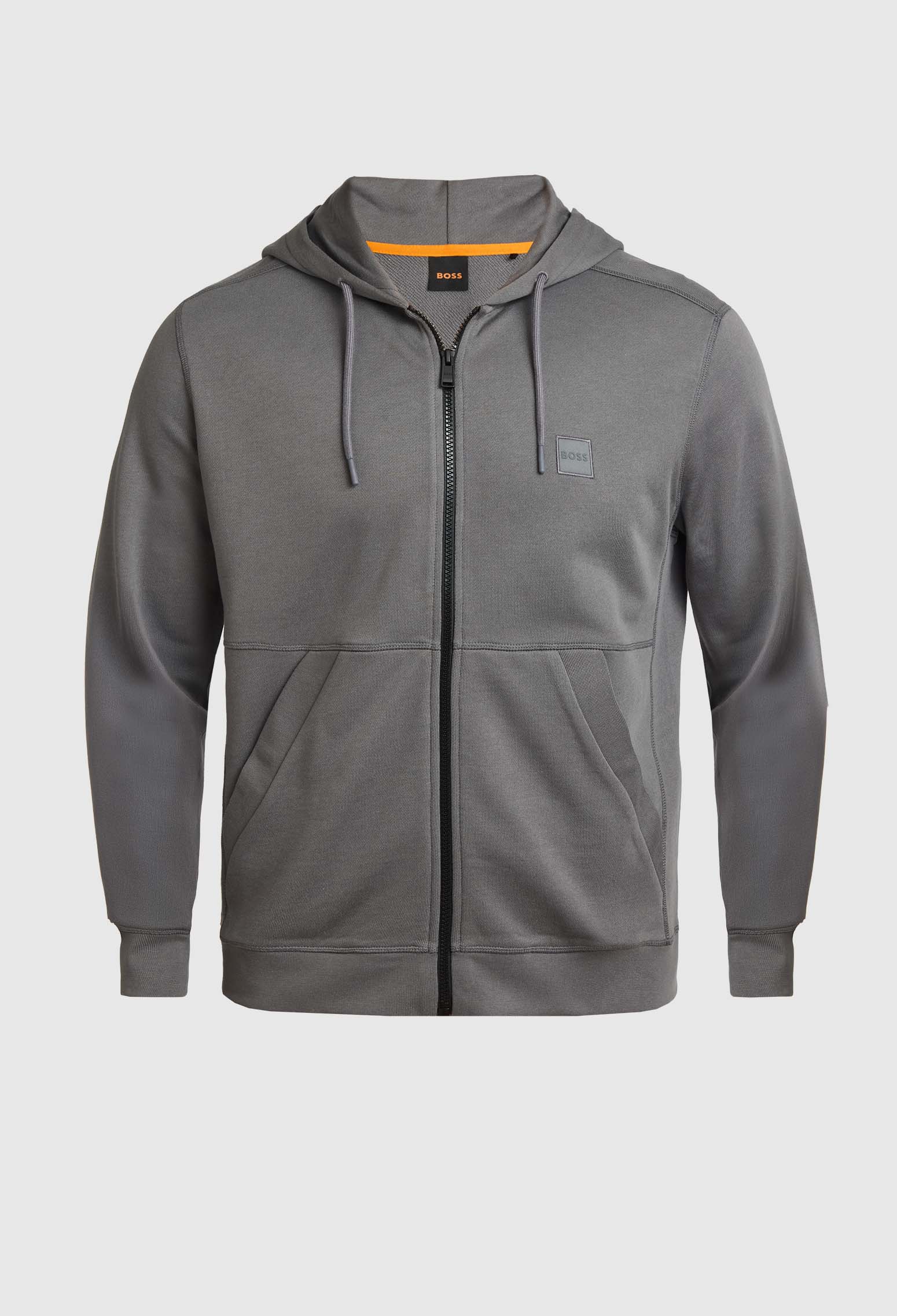 SUDADERA RELAXED FIT CON CUELLO CON CREMALLERA EN FORRO POLAR DE ALGODÓN SUDADERA RELAXED FIT HOMBRE