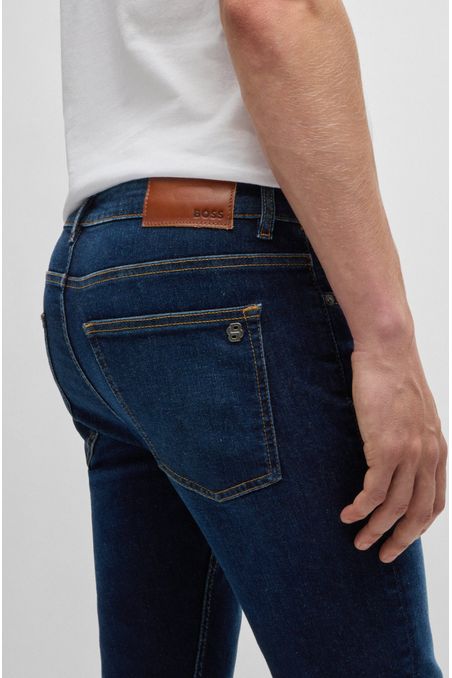 VAQUEROS DELAWARE SLIM FIT EN TEJIDO VAQUERO SUPERELÁSTICO FLAMEADO JEANS SLIM FIT HOMBRE